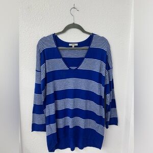 Madewell Deckhouse Blue & White Striped Sweater